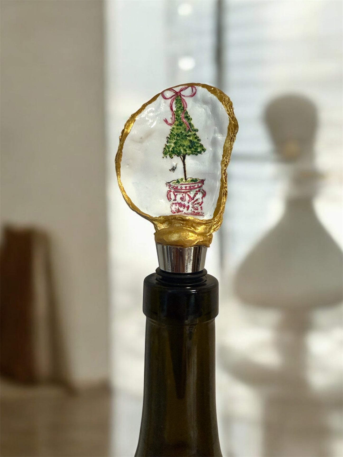 Natural Oyster Shell Wine Cork