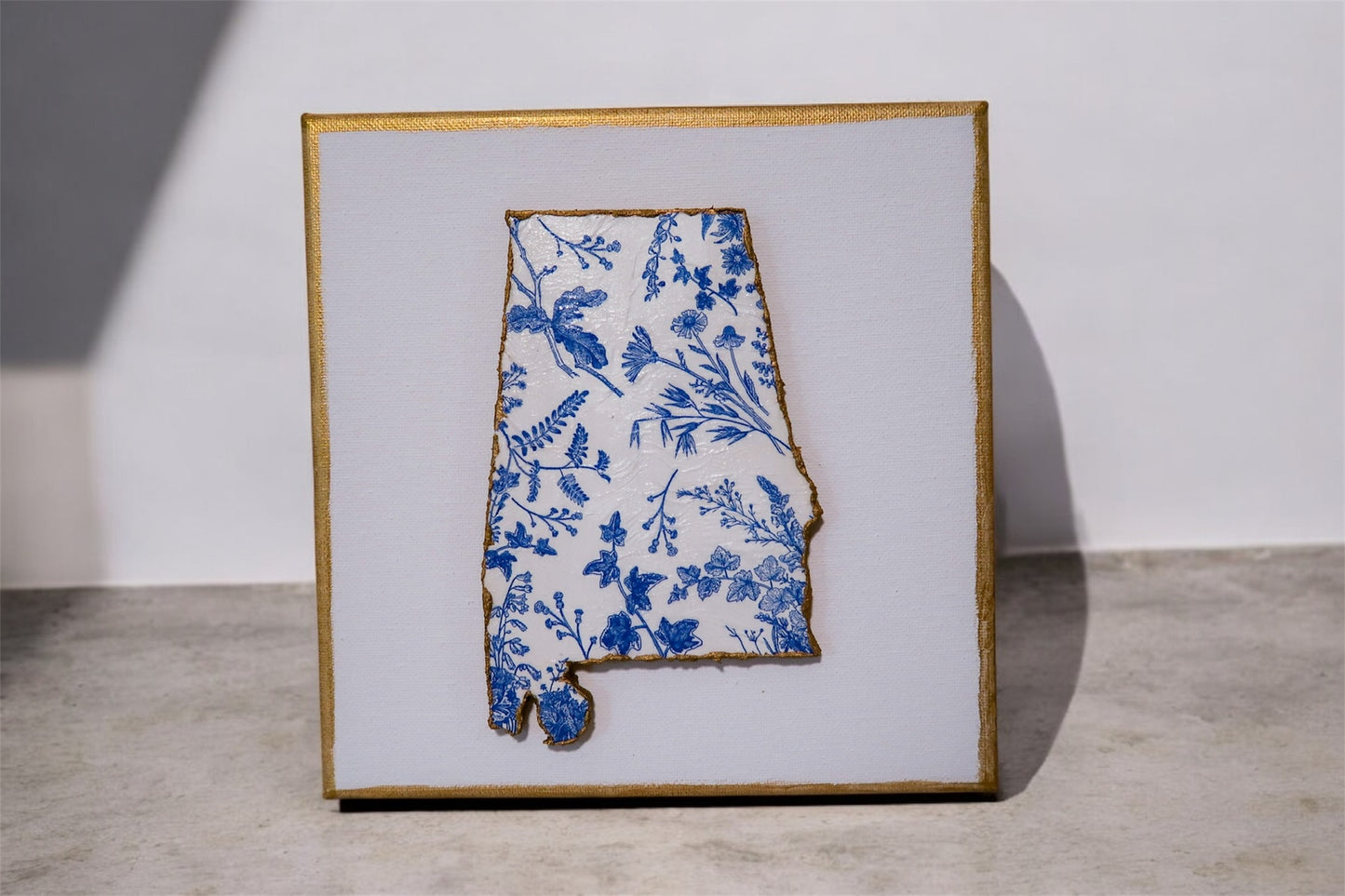 Floral State Wall/Shelf Art