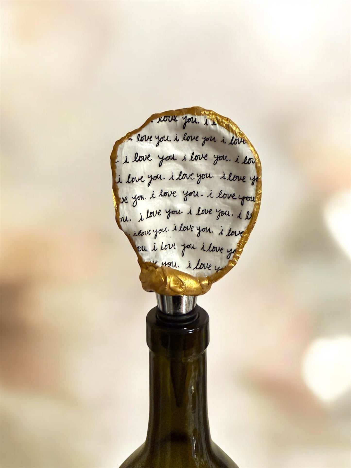 Natural Oyster Shell Wine Cork