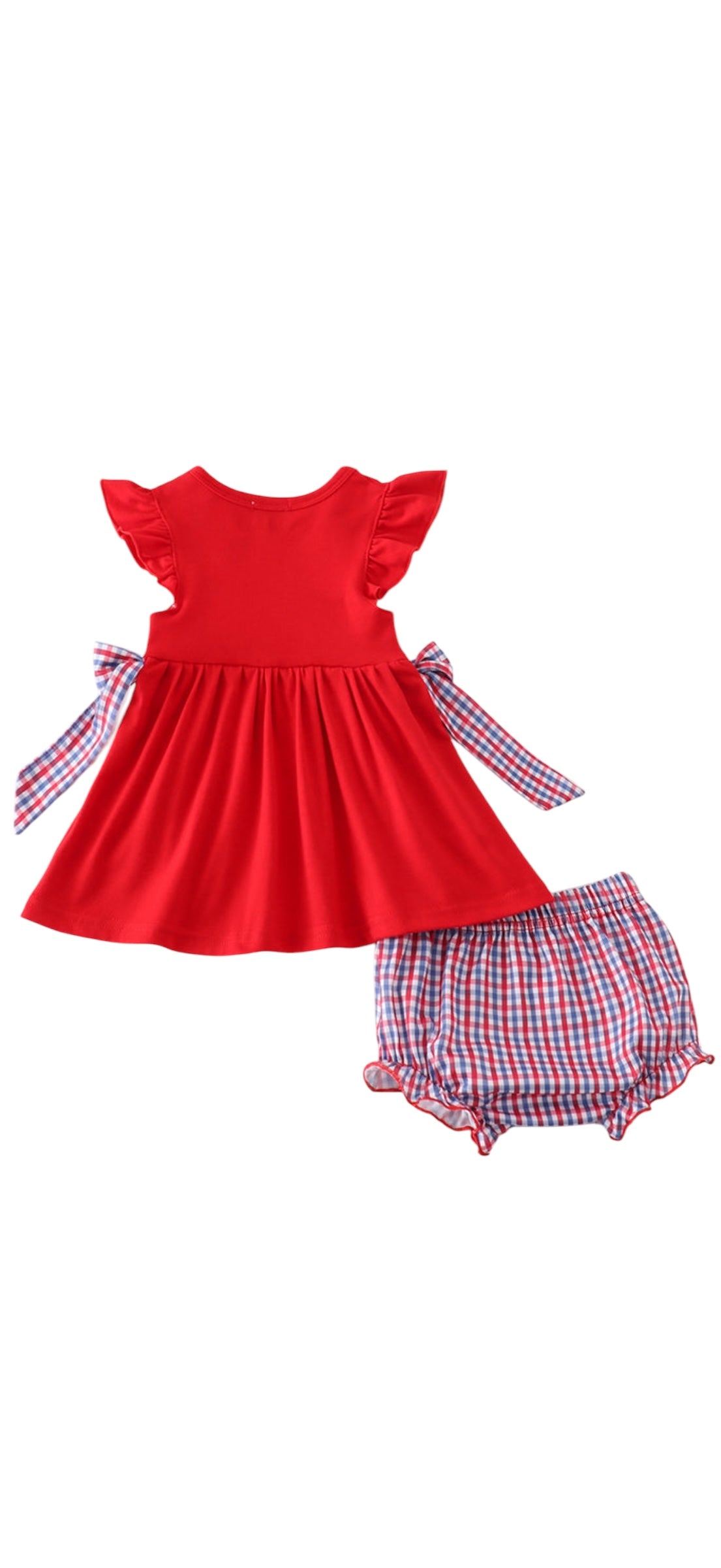 Ole Miss Embroidered Girl Bloomer Set