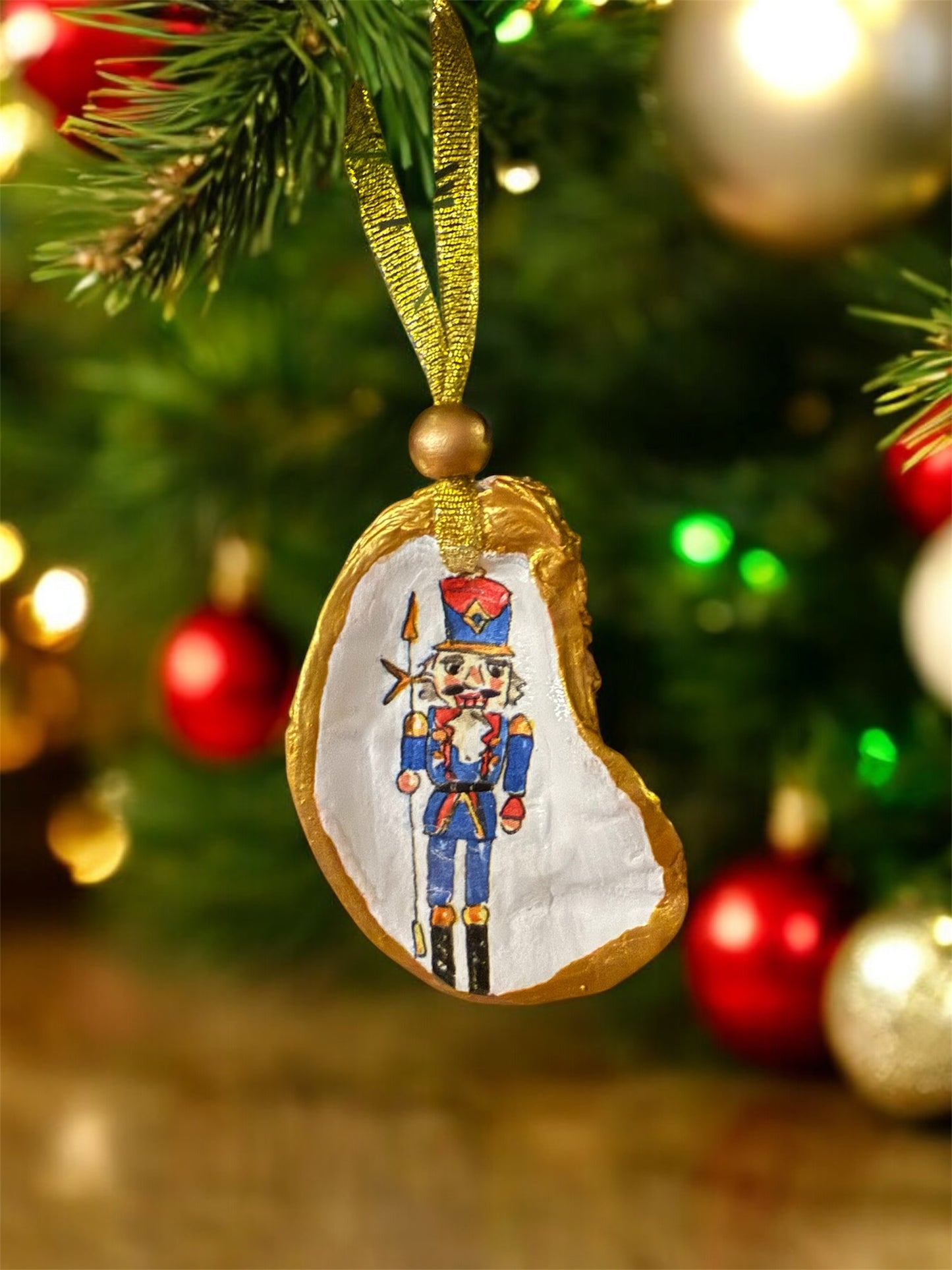 Natural Oyster Ornaments