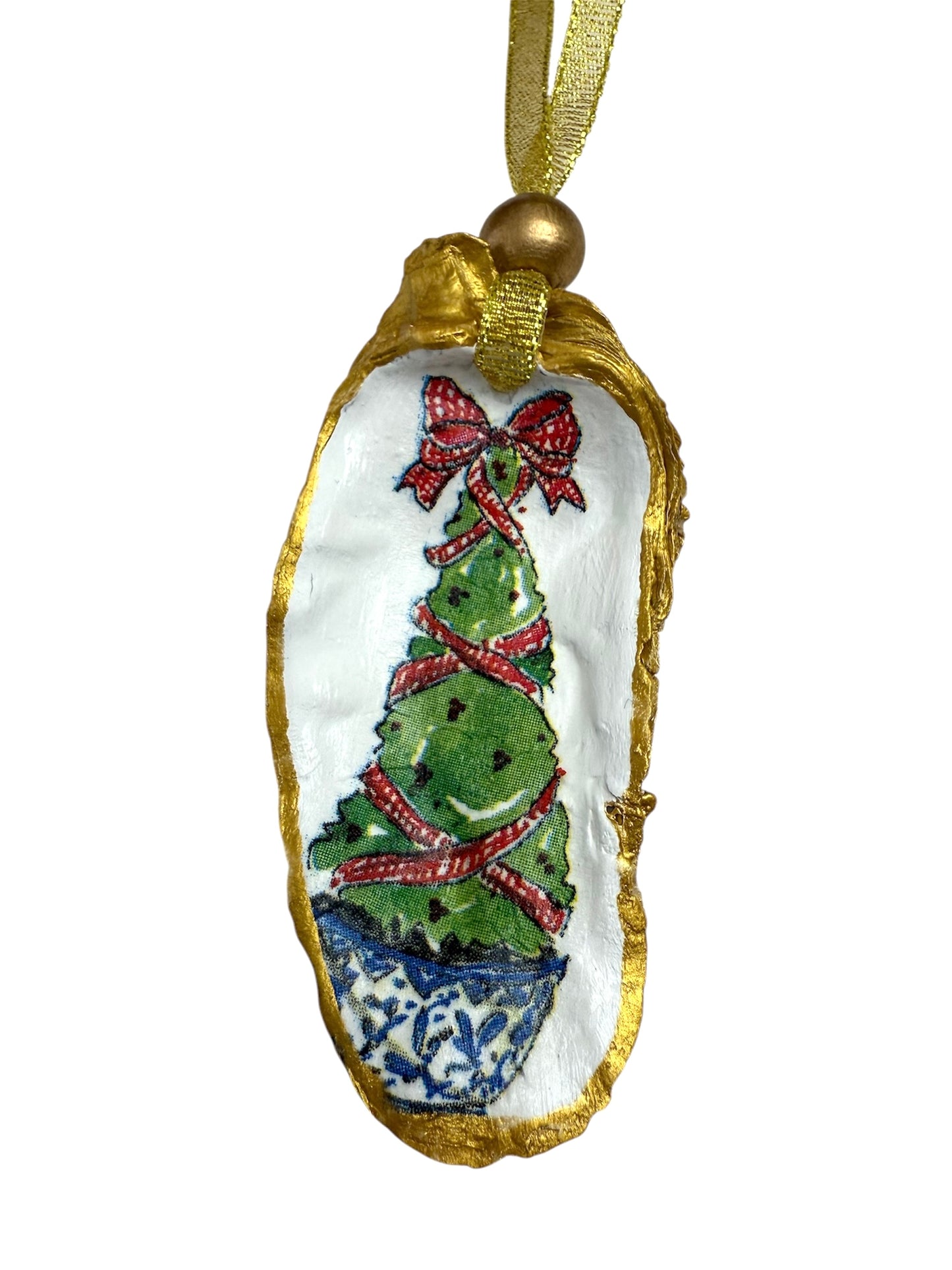 Natural Oyster Ornaments