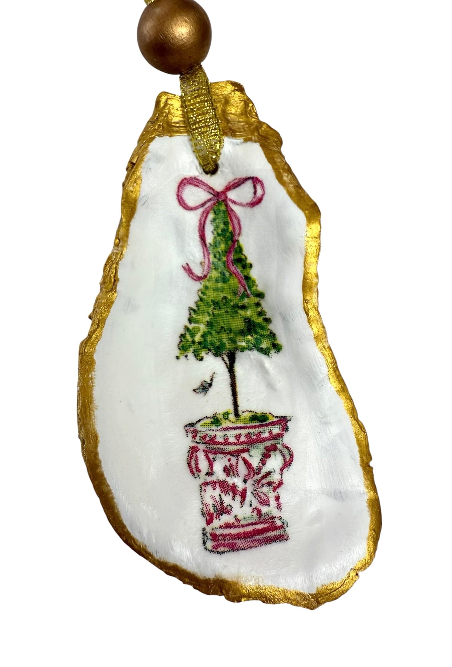 Natural Oyster Ornaments