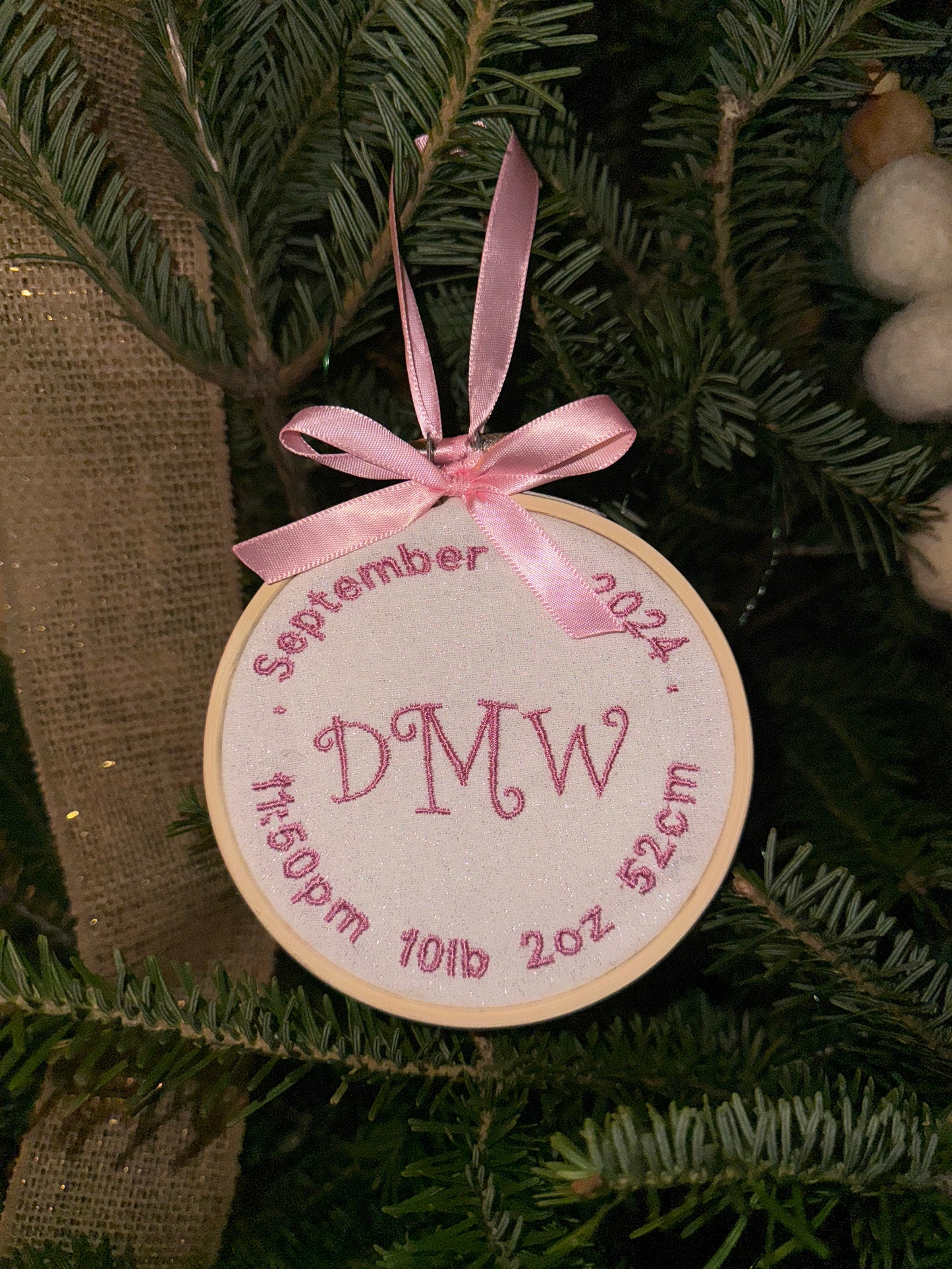 Custom Embroidered Ornaments