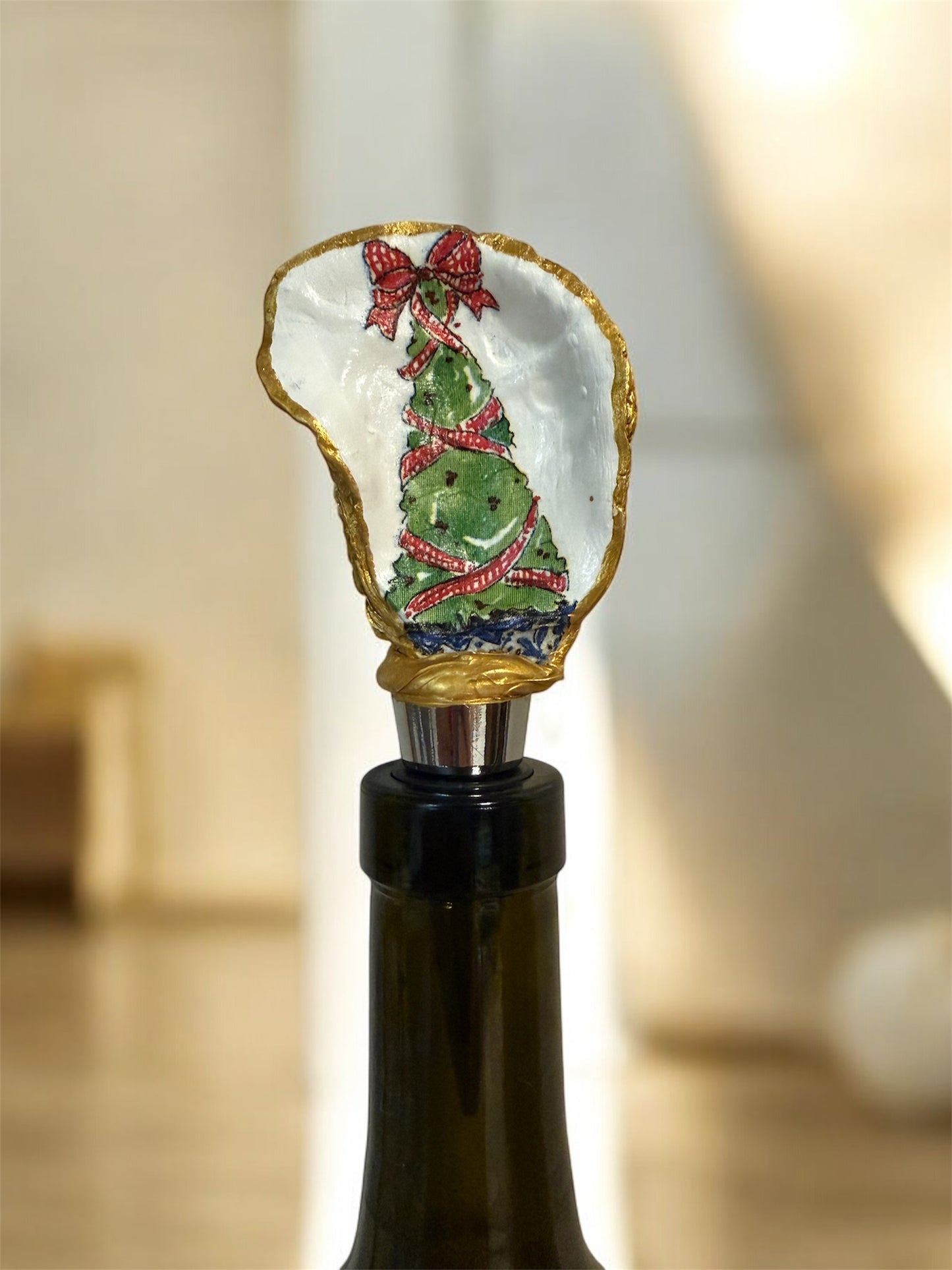 Natural Oyster Shell Wine Cork