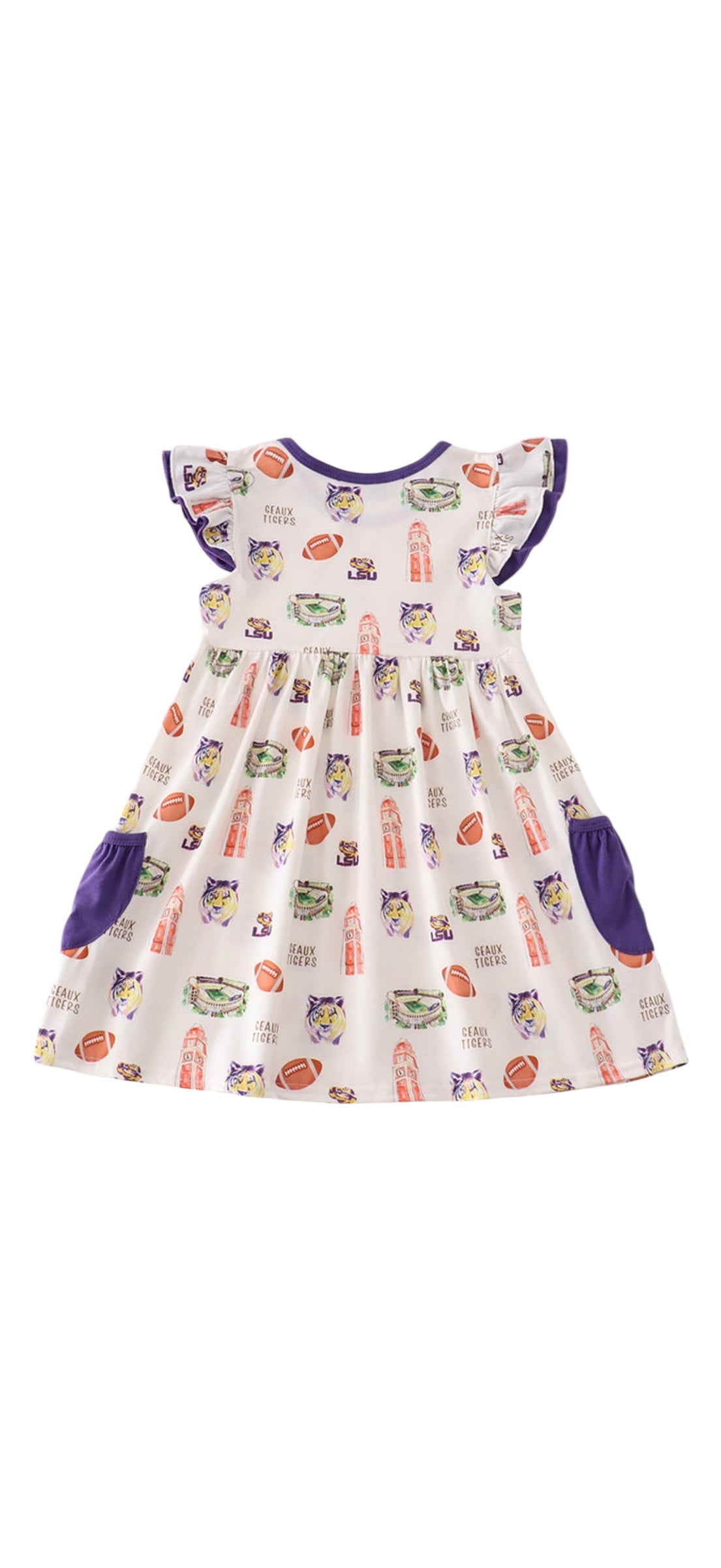 Geaux Tigers Girl Dress