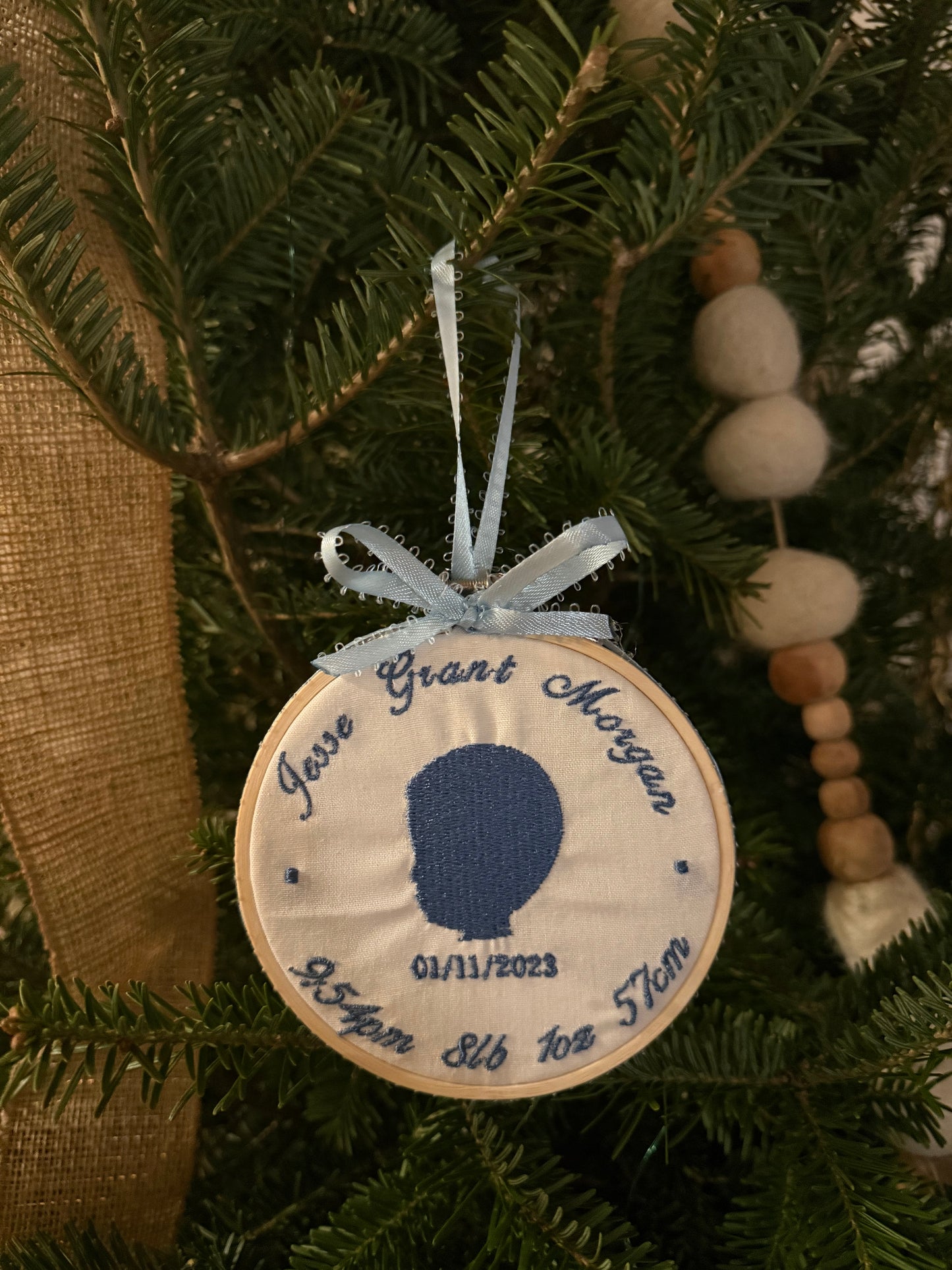 Custom Embroidered Ornaments