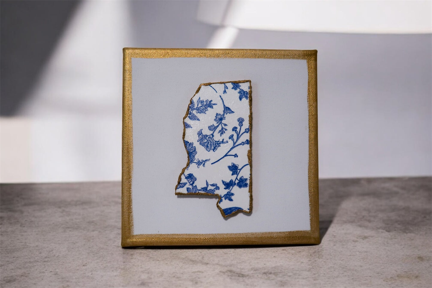 Floral State Wall/Shelf Art
