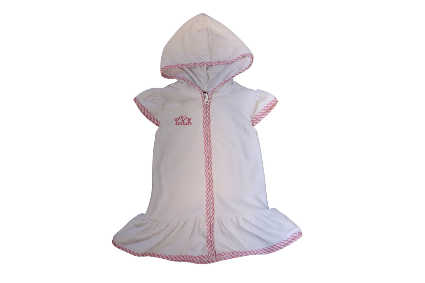 Monogrammed Terry Cloth Swim Cover Up Dress