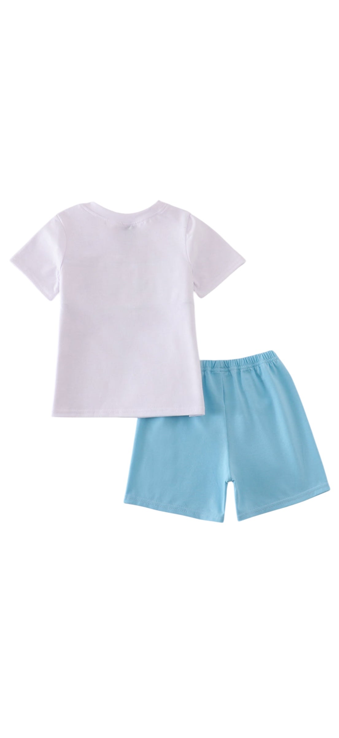 White Starfish Embroidery Smocked Set