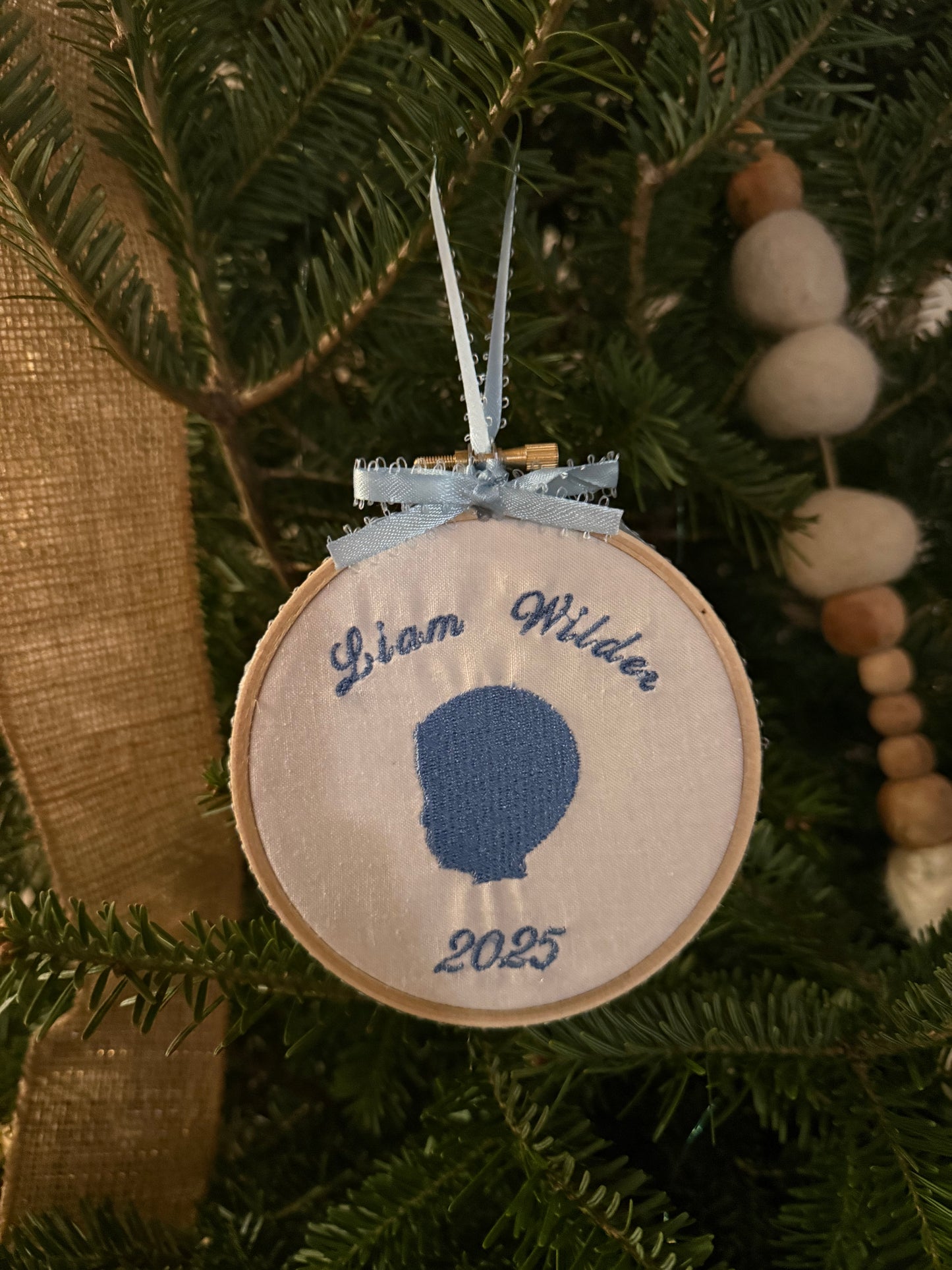 Custom Embroidered Ornaments