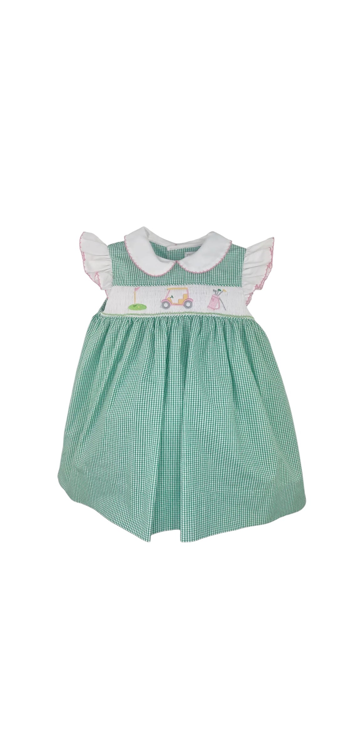 Smocked Golf Themed Sundress